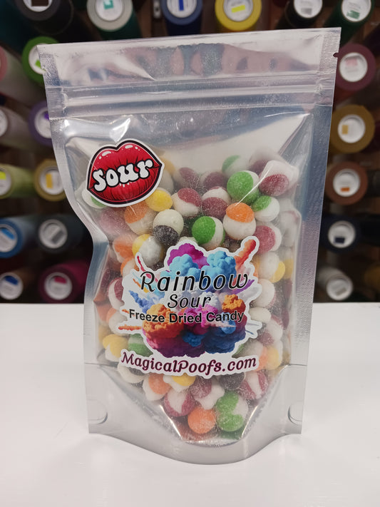 Rainbow Sour Freeze Dried Candy