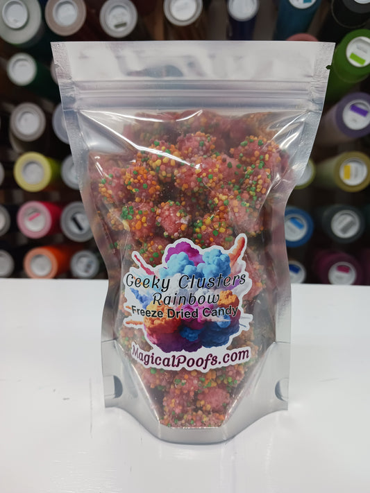 Geeky Clusters Rainbow Freeze Dried Candy