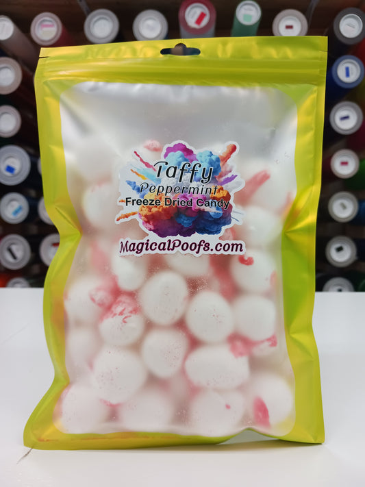 Peppermint Taffy Freeze Dried Candy